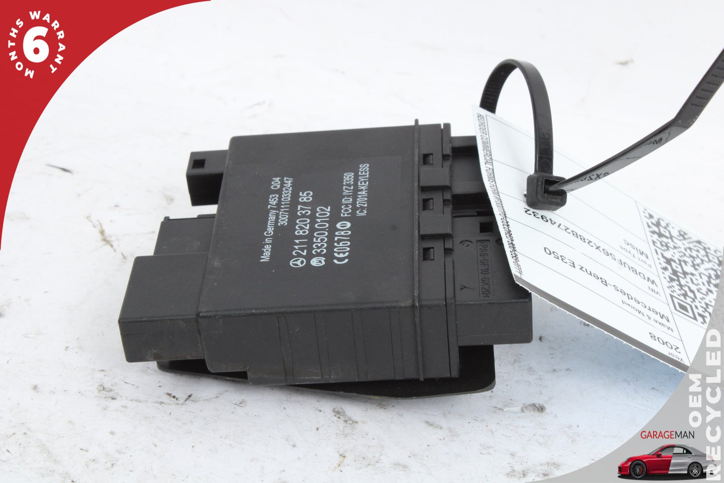 06-11 Mercedes E350 W211 Rear Door Keyless Go Control Module 2118203785 OEM