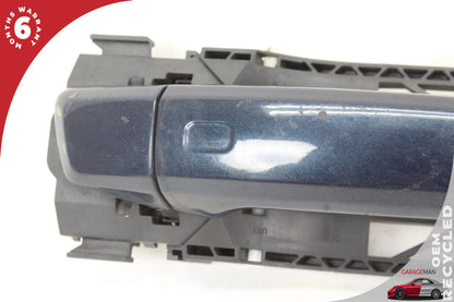 2015-2020 Audi A3 S3 RS3 Rear Right Side Exterior Door Handle Blue 8V0839885 OEM