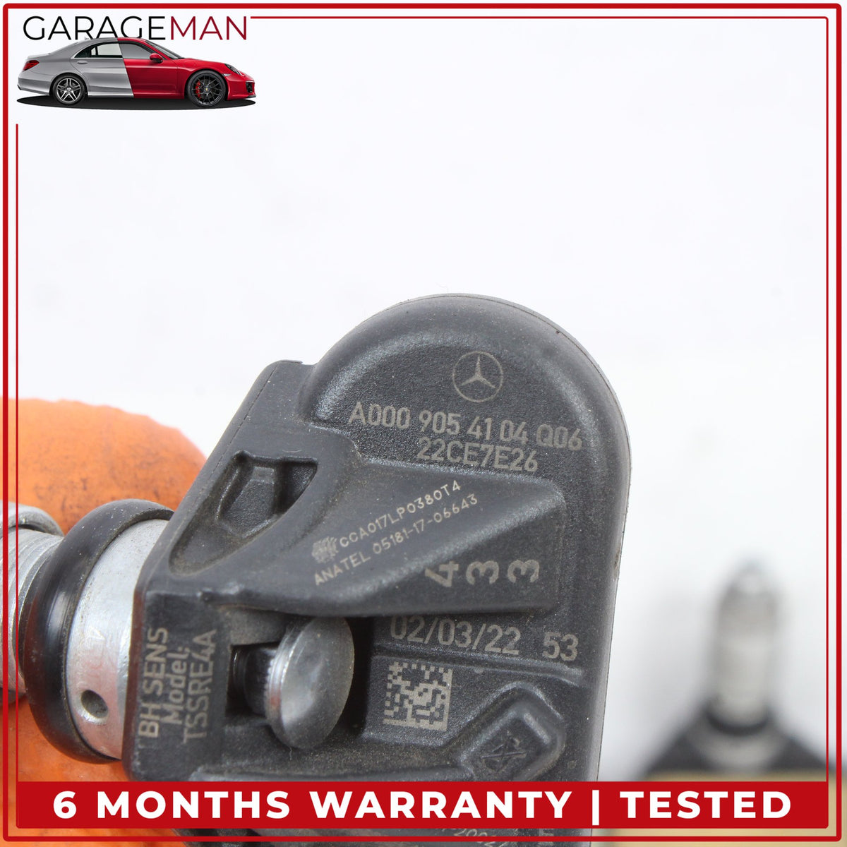 2019-2022 Mercedes W177 A220 TPMS Tire Pressure Monitor Sensor Set of 4 OEM