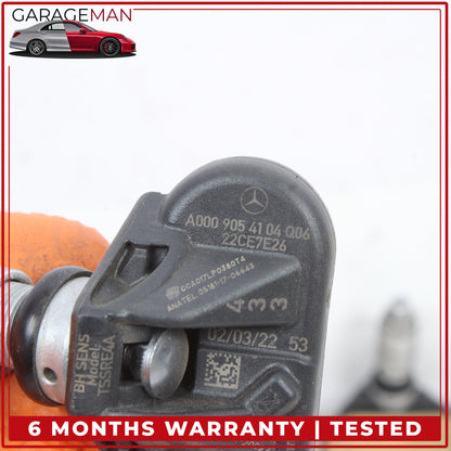2019-2022 Mercedes W177 A220 TPMS Tire Pressure Monitor Sensor Set of 4 OEM