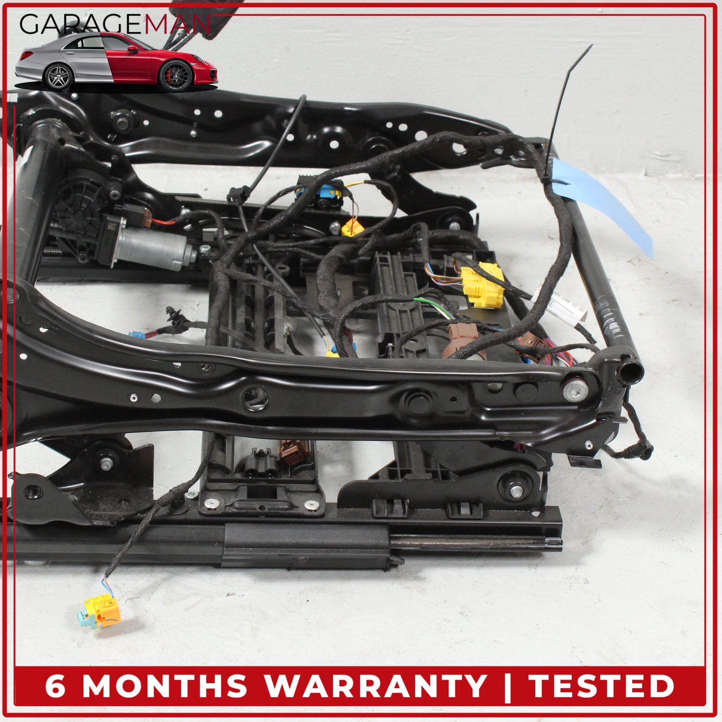 2015-2023 Mercedes W205 C300 Front Right Seat Rail Track Frame w/ Motors OEM