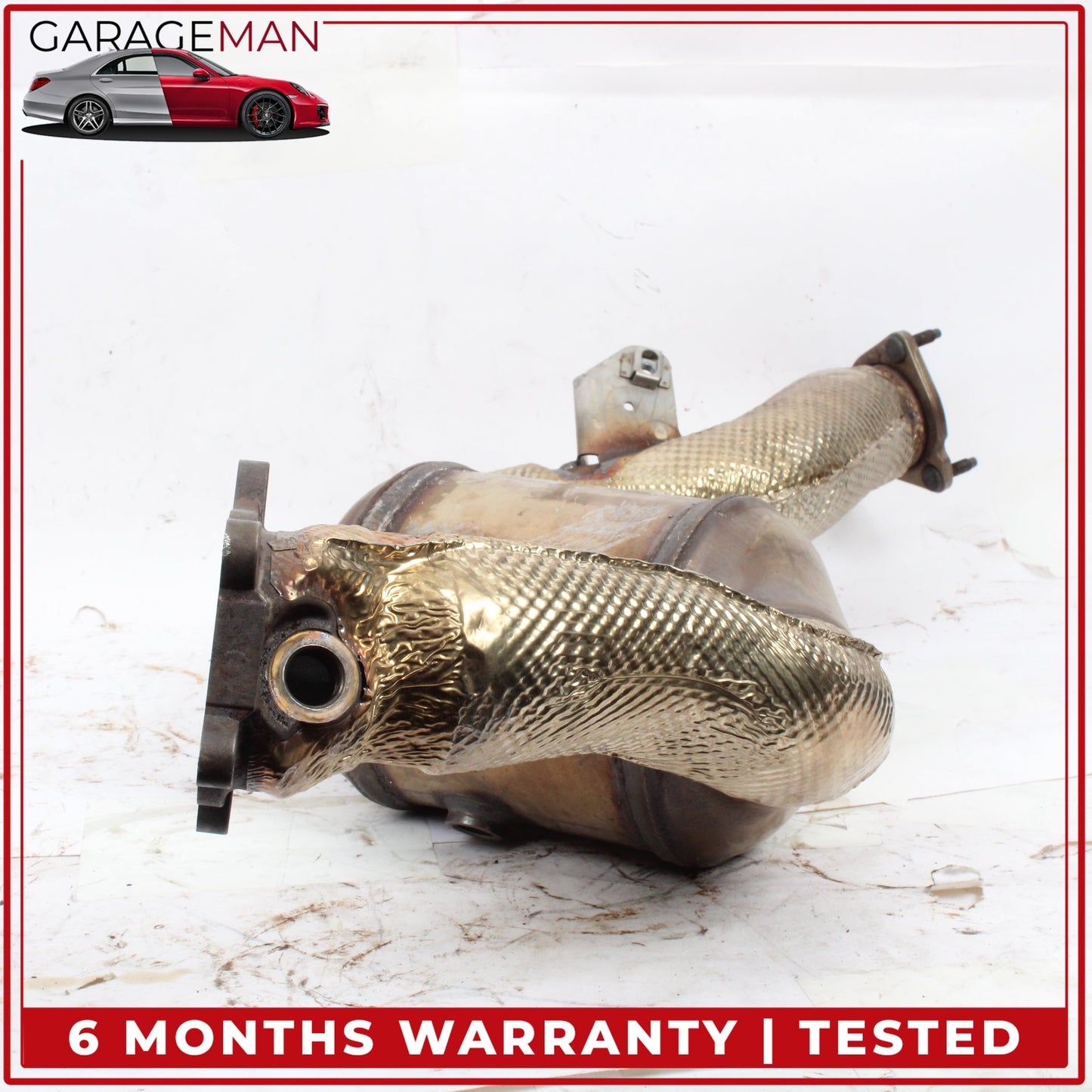 2013-2018 Audi S8 A8 S6 S7 RS7 4.0L V8 Right Exhaust Downpipe 4G0254252L OEM