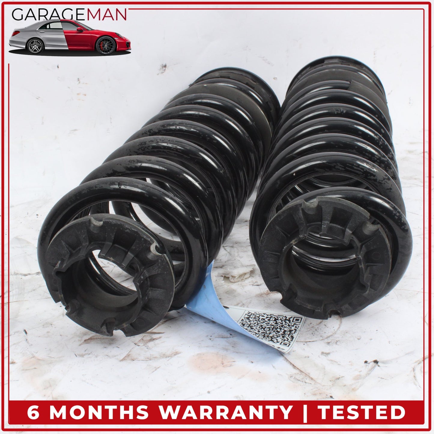 2006-2011 Mercedes W164 ML350 Rear Left and Right Side Coil Spring Set OEM