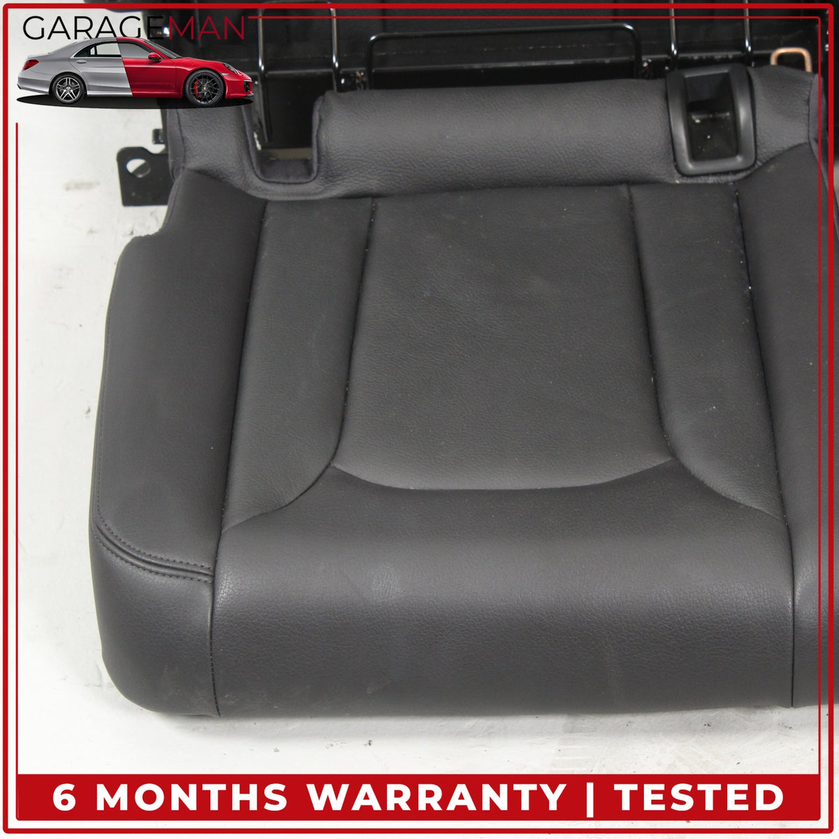 2017-2019 Audi Q7 Rear 3rd Row Upper and Lower Bench Seat Black Assembly OEM