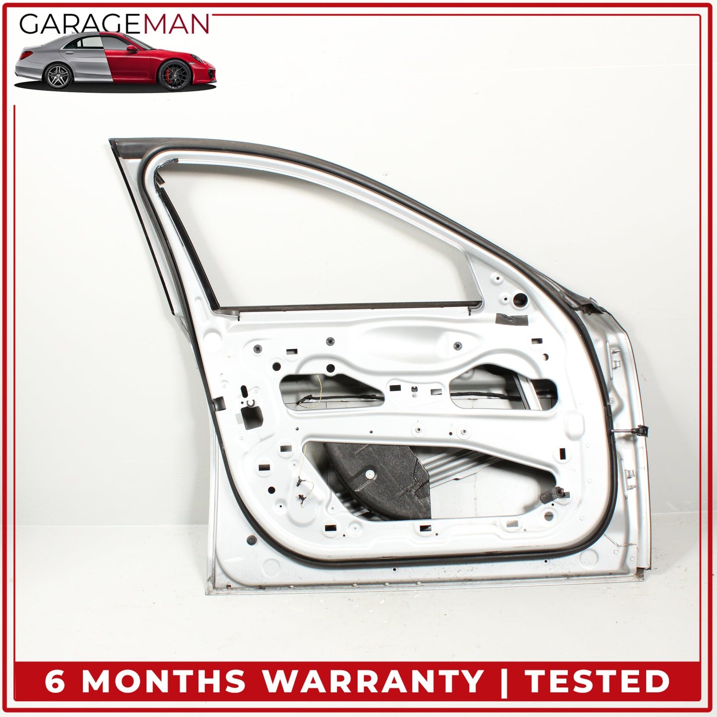 2009-2015 BMW 740i 750i Front Left Driver Side Door Shell Silver Metallic OEM