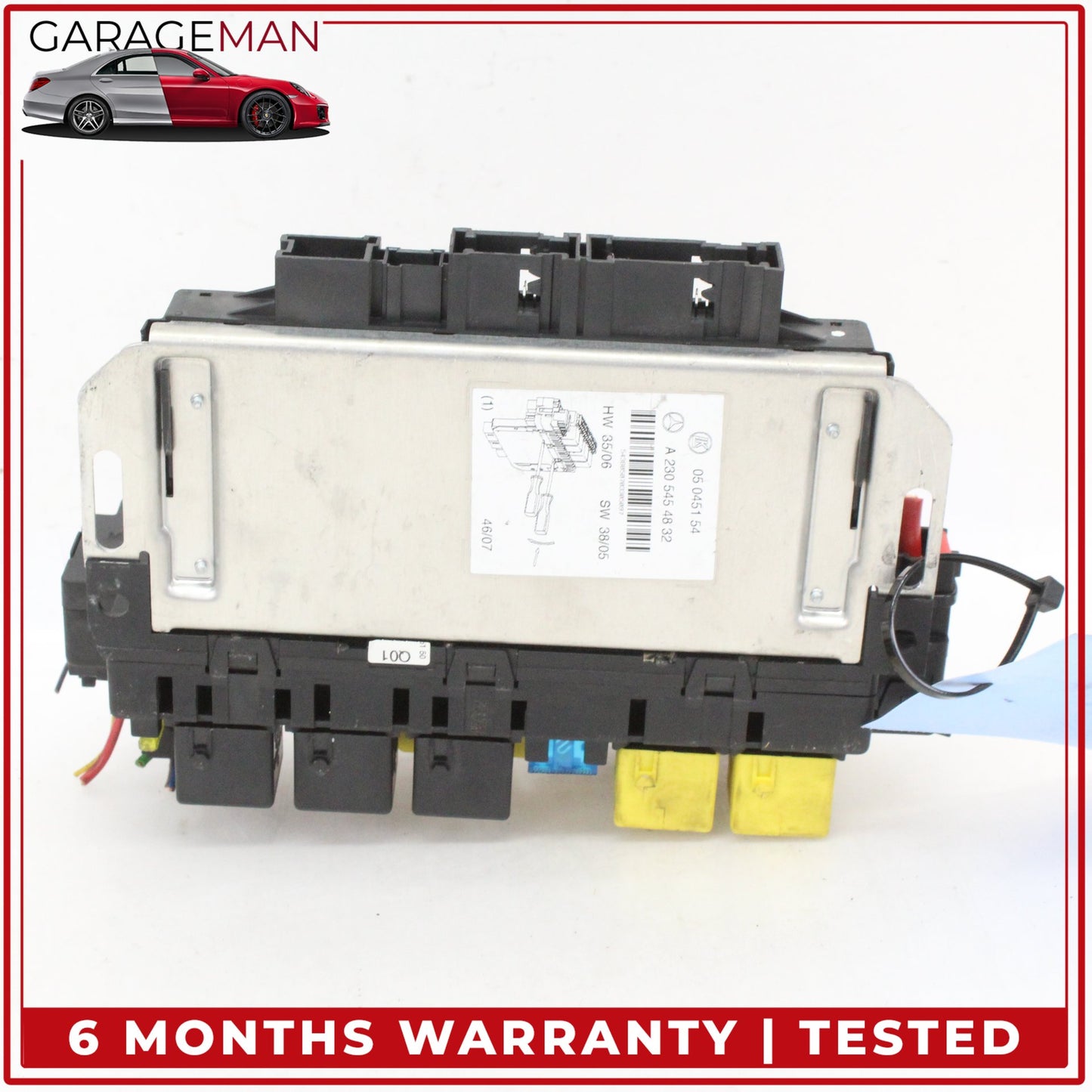 2003-2012 Mercedes R230 SL500 SL600 Front Left SAM Fuse Box Control Module OEM