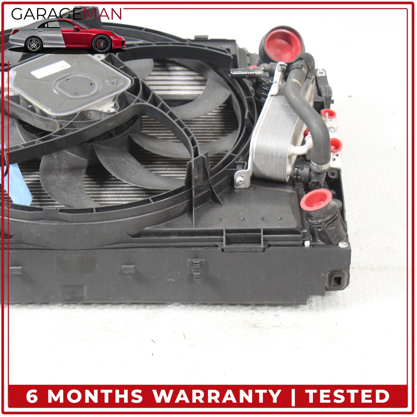 2012-2016 BMW 428i F36 Engine Radiator Cooling Fan Motor Assembly 8641947