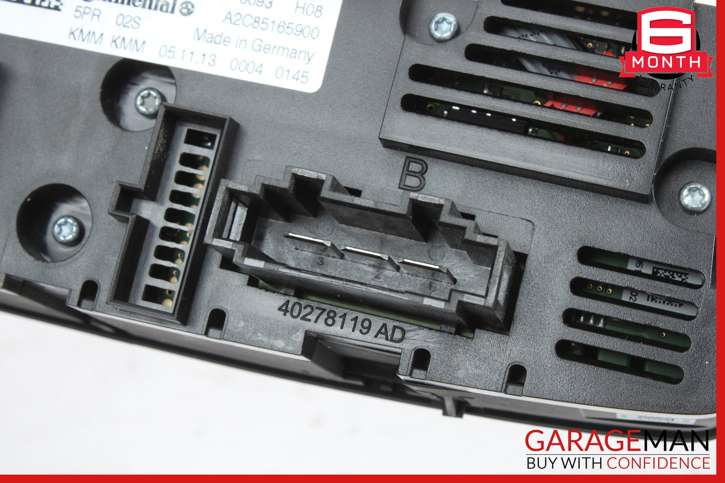 2012-2018 Audi S7 Rear A/C AC Climate Control Switch Panel 4G0919158N OEM