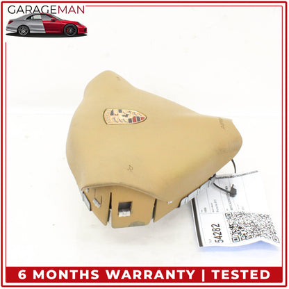 1997-2005 Porsche 911 996 Front Left Steering Wheel Airbag Beige 99680308902 OEM