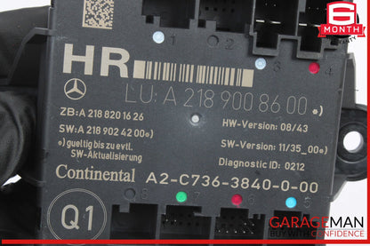 2008-2018 Mercedes-Benz E250 W212 Right Rear Door Control Module 2189008600 OEM