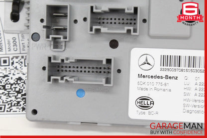 15-18 Mercedes W205 C300 Rear Trunk SAM Control Module Unit 2229009708 OEM