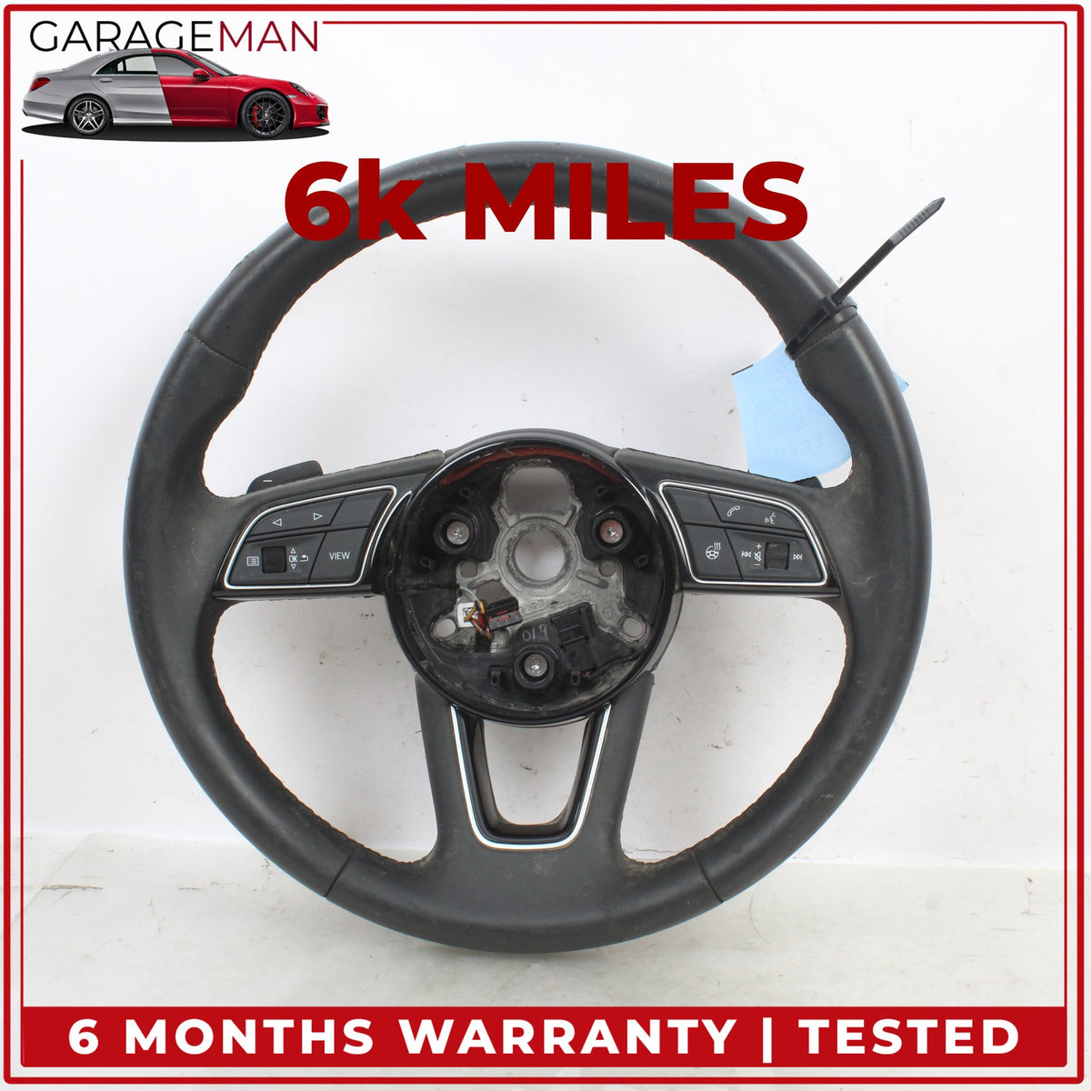 2017-2024 Audi A4 A3 A5 Heated Steering Wheel w/ Paddle Shifters 8W0419689 OEM