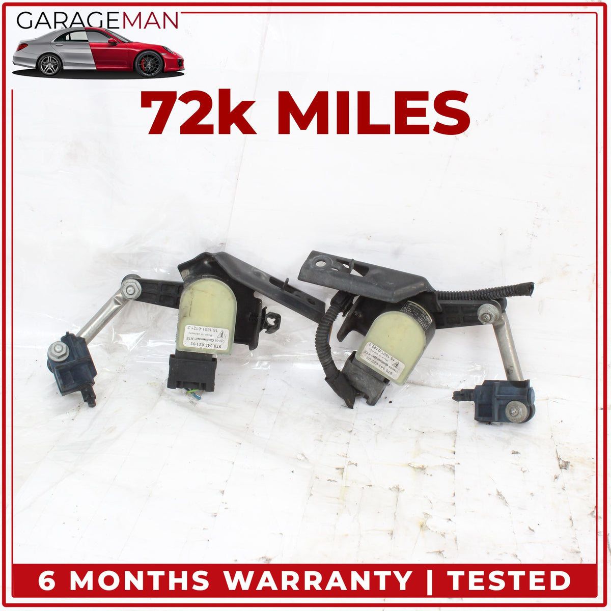 2010-2016 Porsche Panamera 970 Rear Side Suspension Level Hight Sensor Set OEM