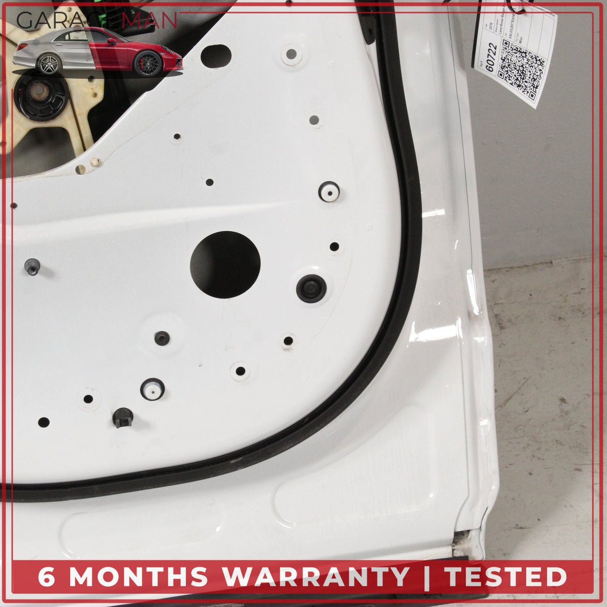 2013-2022 Land Rover Range Rover L405 Rear Left Side Door Shell Fuji White OEM
