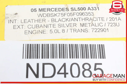 03-12 Mercedes W209 CLK320 E350 SL500 Steering Wheel Airbag Air Bag OEM