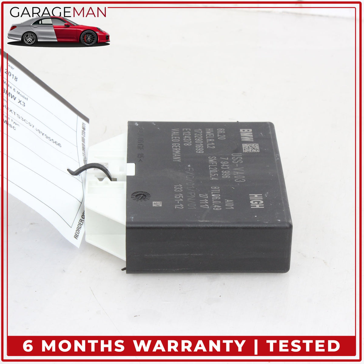 2016-2019 BMW X3 G01 Park Parking Aid Assist Control Module Unit 7943996 OEM