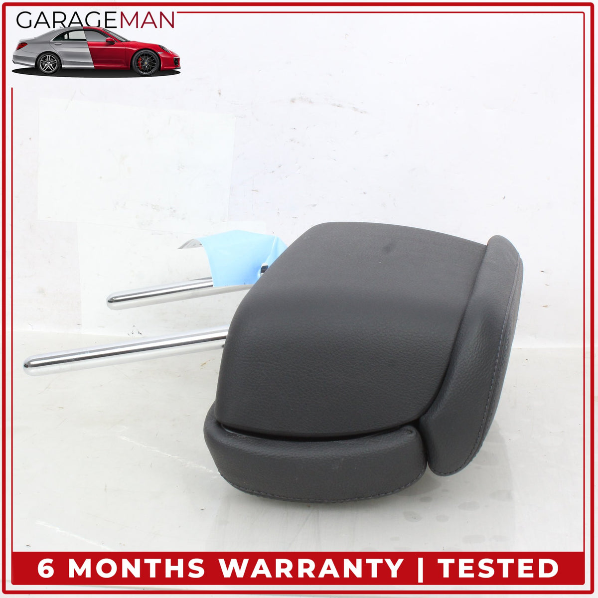 2011-2018 Audi A8 S8 Rear Left and Right Side Seat Headrest Set Black OEM