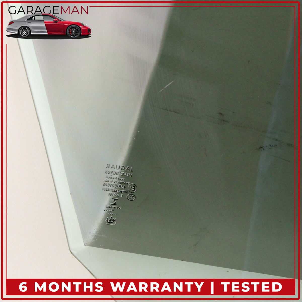 2009-2015 Jaguar X250 XF XFR XFR-S Front Left Driver Side Door Window Glass OEM