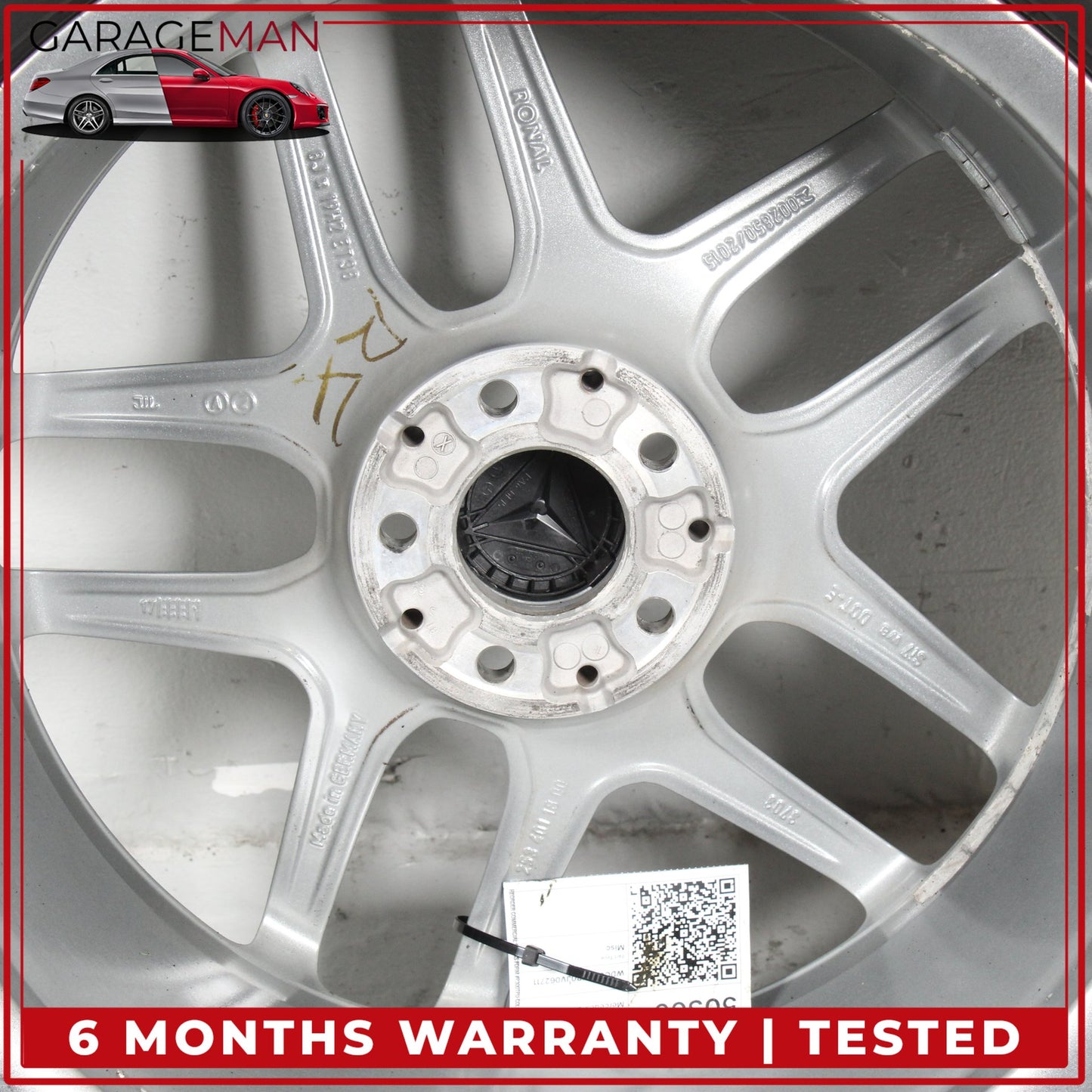 2016-2023 Mercedes X253 GLC300 Wheel Rim w/ Pirelli Tire 8JX19H2 ET38 OEM