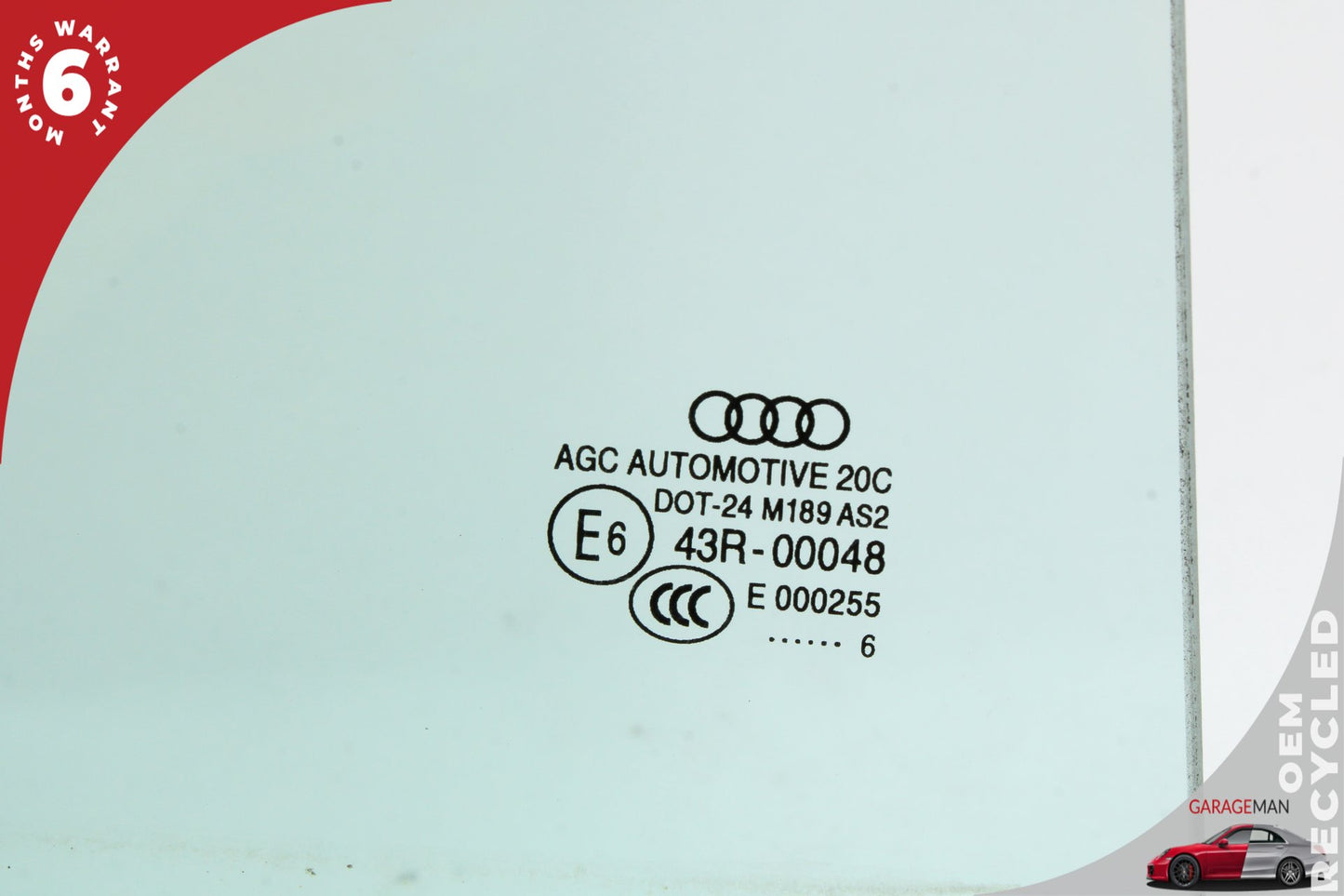 2015-2020 Audi A3 8V Sedan Rear Right Passenger Side Door Window Glass 8V5845206