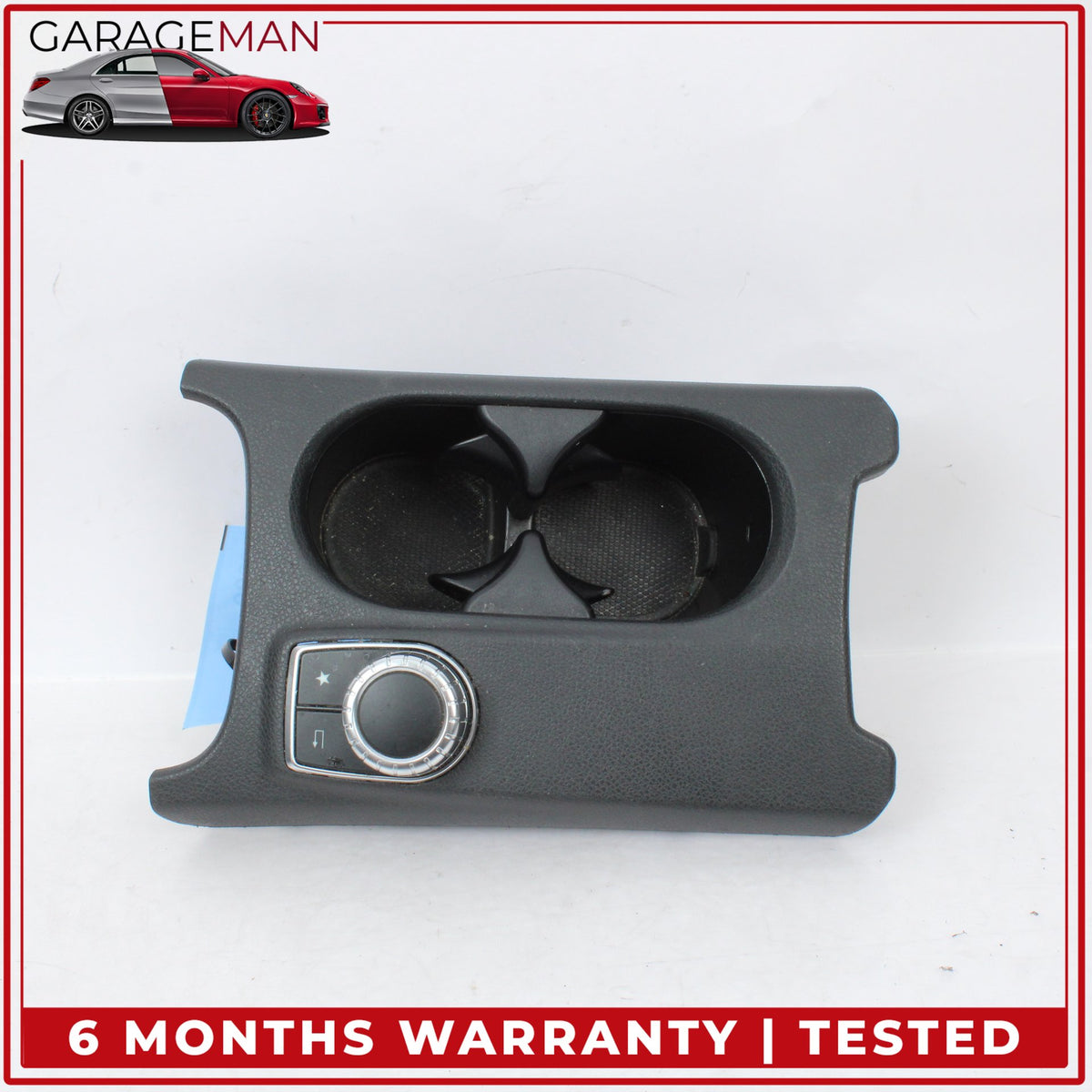 2014-2020 Mercedes X156 GLA250 Center Console Cup Holder w/ Control Switch OEM