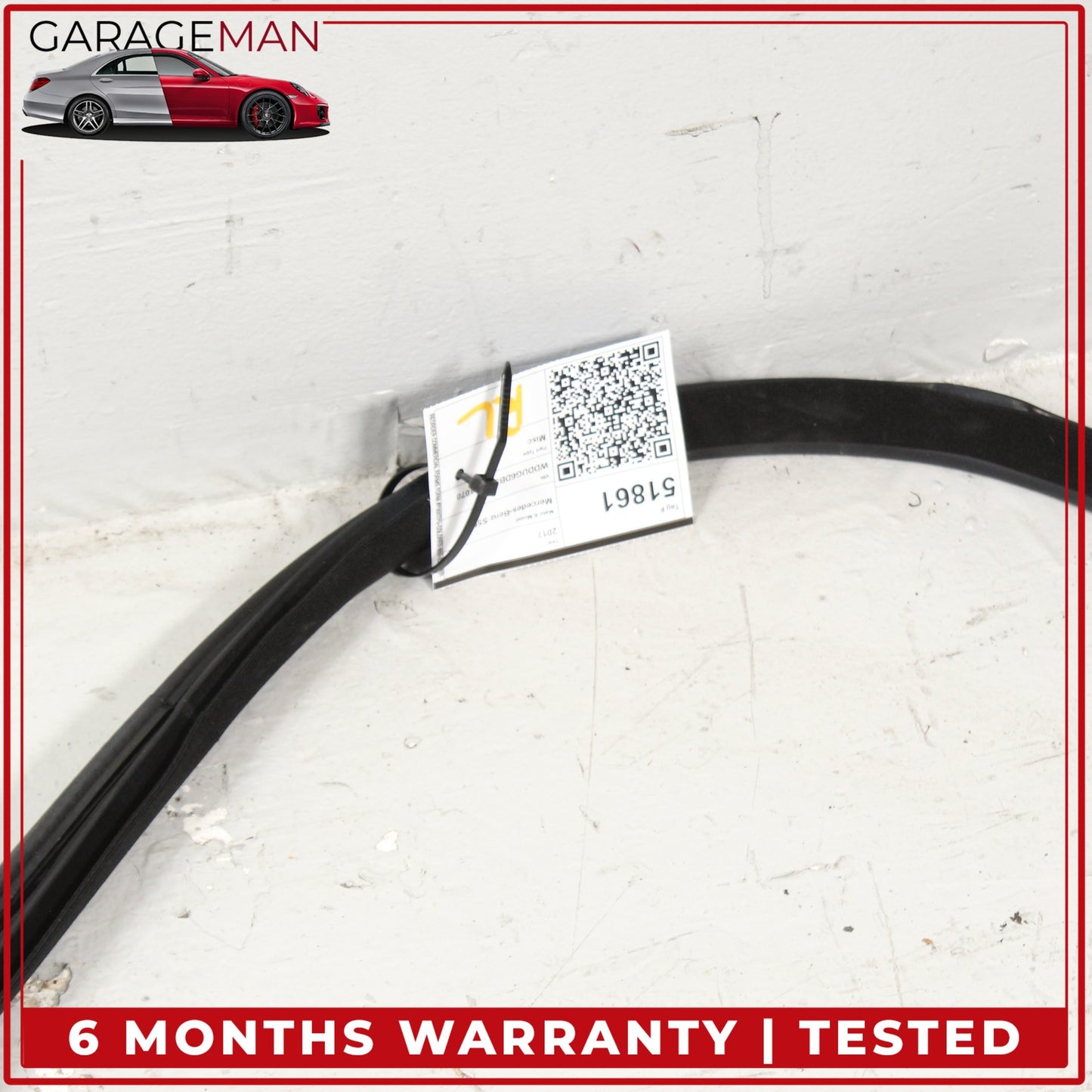 2014-2020 Mercedes W222 S550e Rear Left or Right Weatherstrip Seal Rubber OEM
