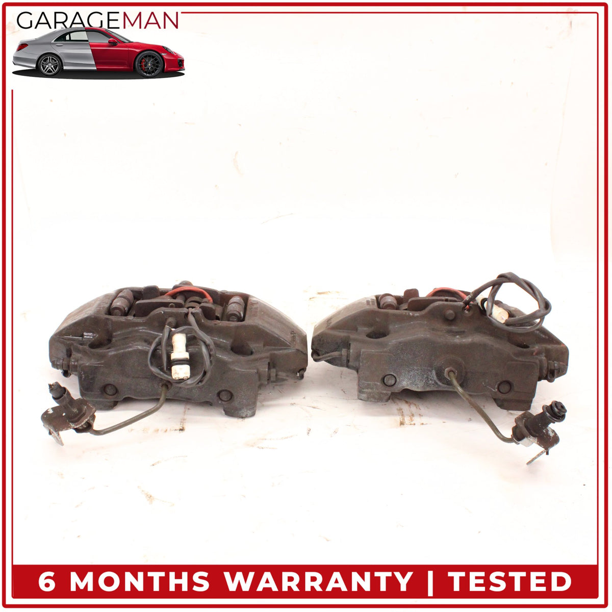 1999-2012 Porsche 911 Carrera Front Left and Right Side Brake Caliper Set OEM