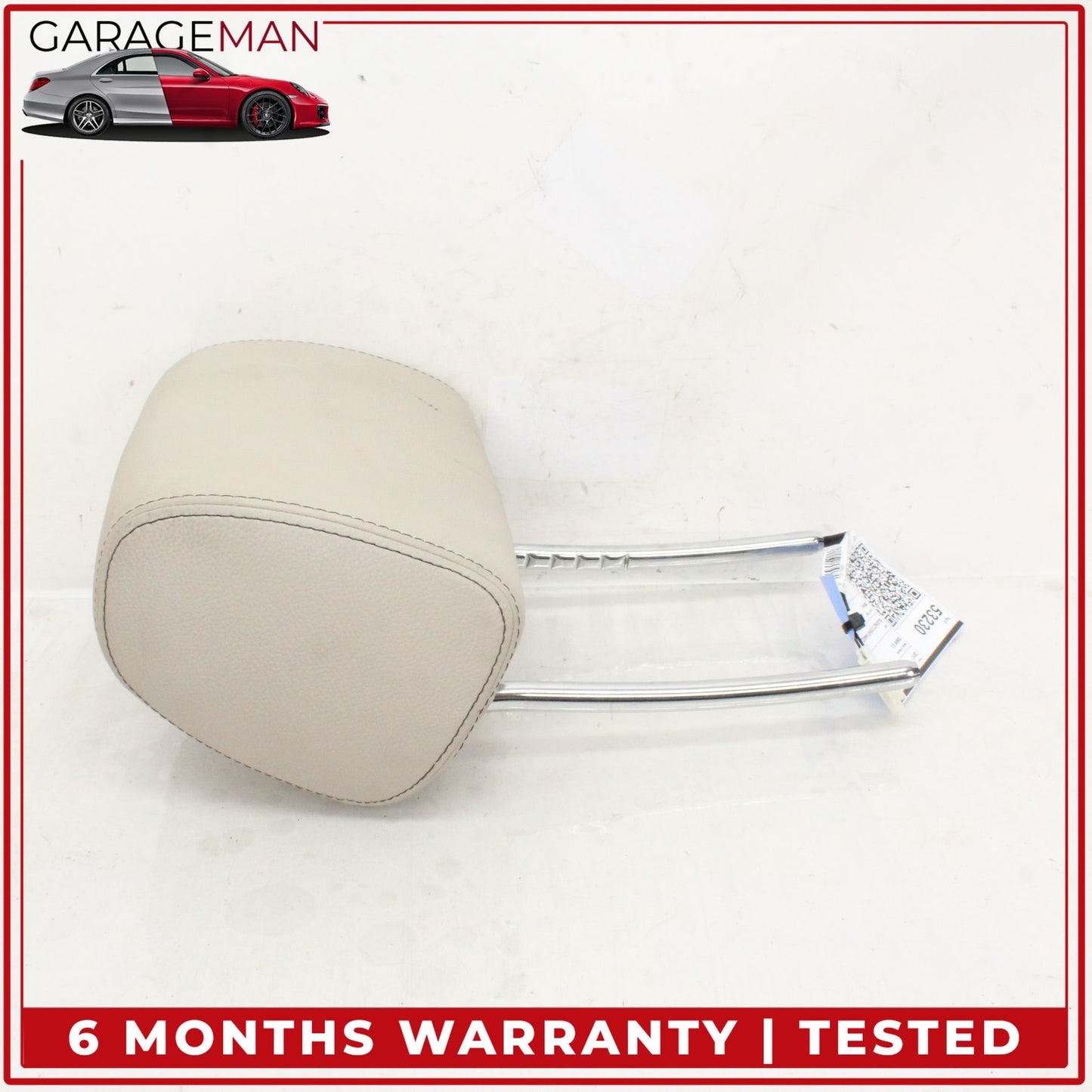 2011-2018 BMW X3 X4 F25 SUV Front Left or Right Side Seat Head Rest Beige OEM