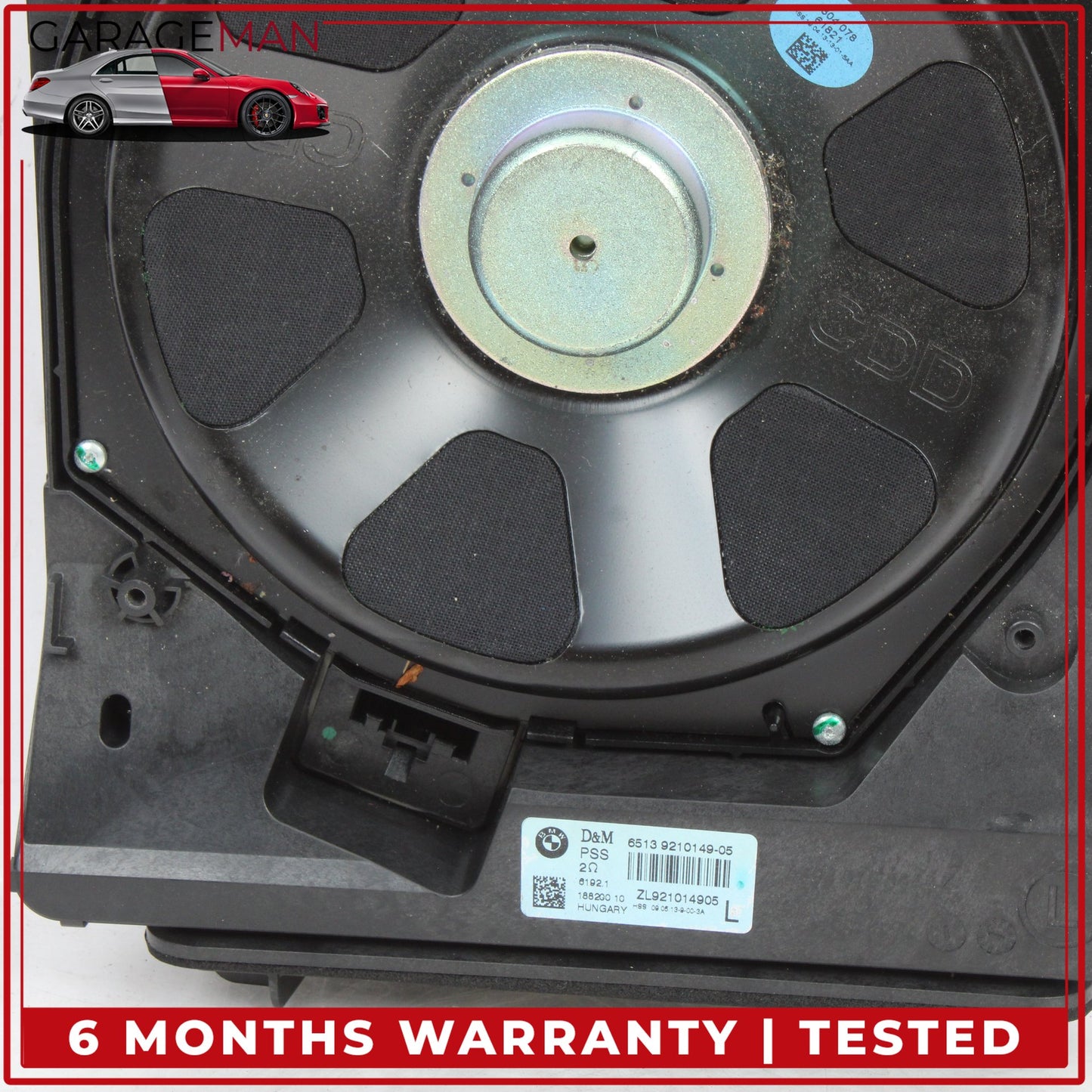 2012-2018 BMW 320i xDrive Front Left and Right Underseat Subwoofer Speaker OEM