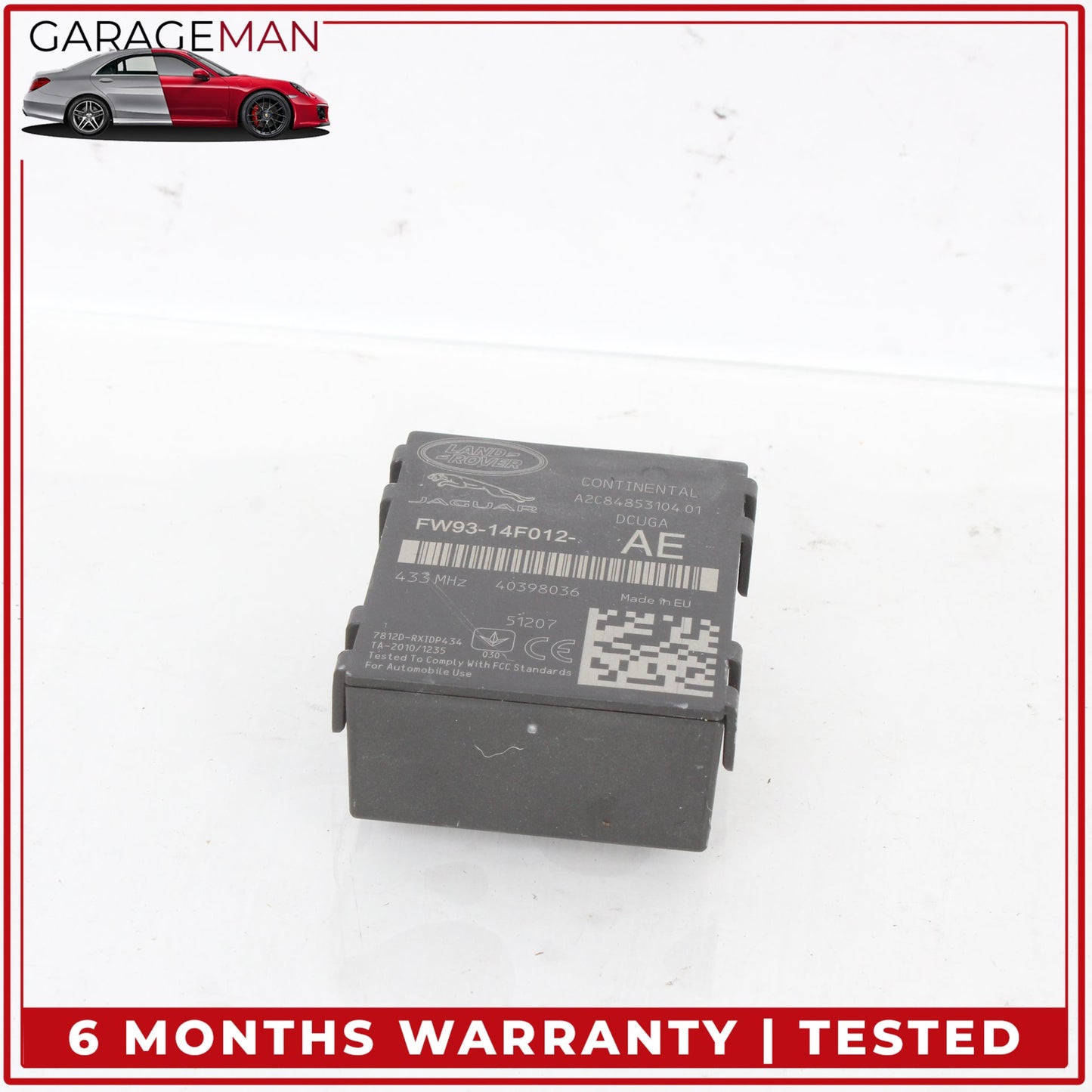 2014-2018 Jaguar F-Type X152 TPMS Tire Pressure Control Module FW9314F012AE OEM