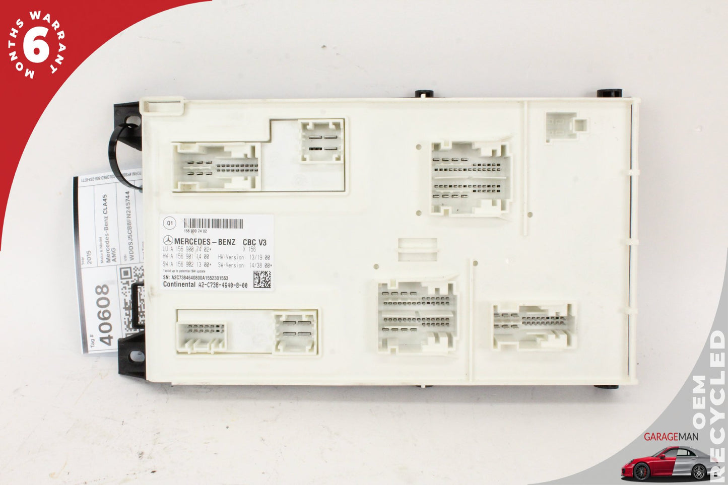 2014-2020 Mercedes W117 CLA45 AMG CLA250 Front SAM Fuse Box Control Module OEM