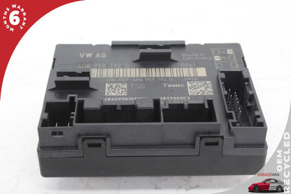 2013-2018 Audi A8 Sedan Right Front Door Control Module 4H0959792G OEM