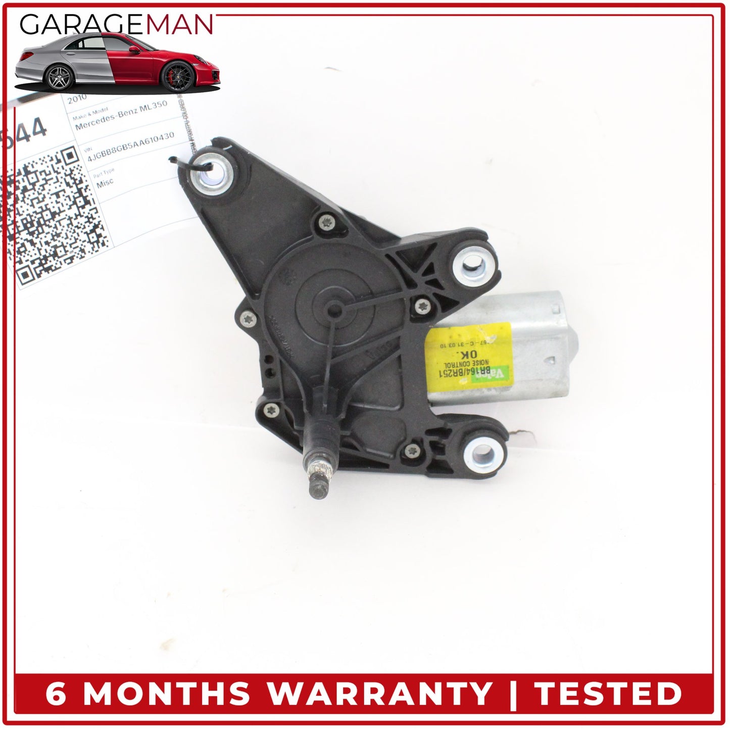 2006-2019 Mercedes W164 ML350 GL450 R350 Rear Glass Wiper Motor 2518200042 OEM