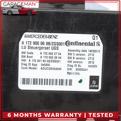 2012-2020 Mercedes W218 CLS550 SL550 Communication Control Module 1729022704 OEM