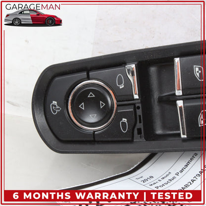 2010-2016 Porsche Panamera 970 Front Left Door Master Window Control Switch OEM