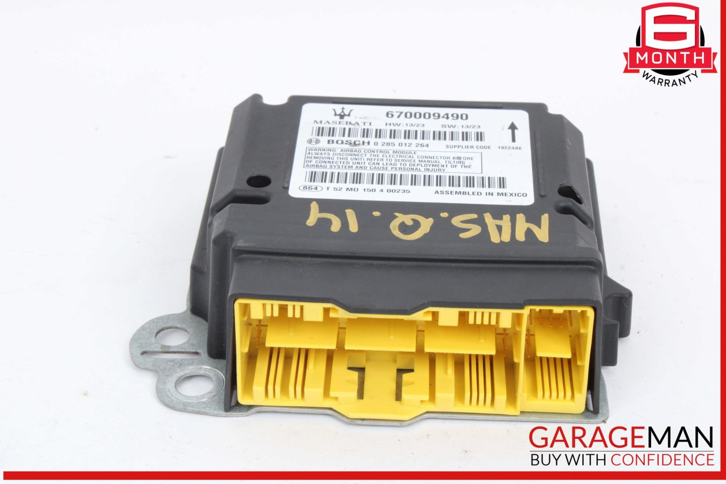 2014-2017 Maserati Quattroporte Airbag Sensor 670009490 Genuine