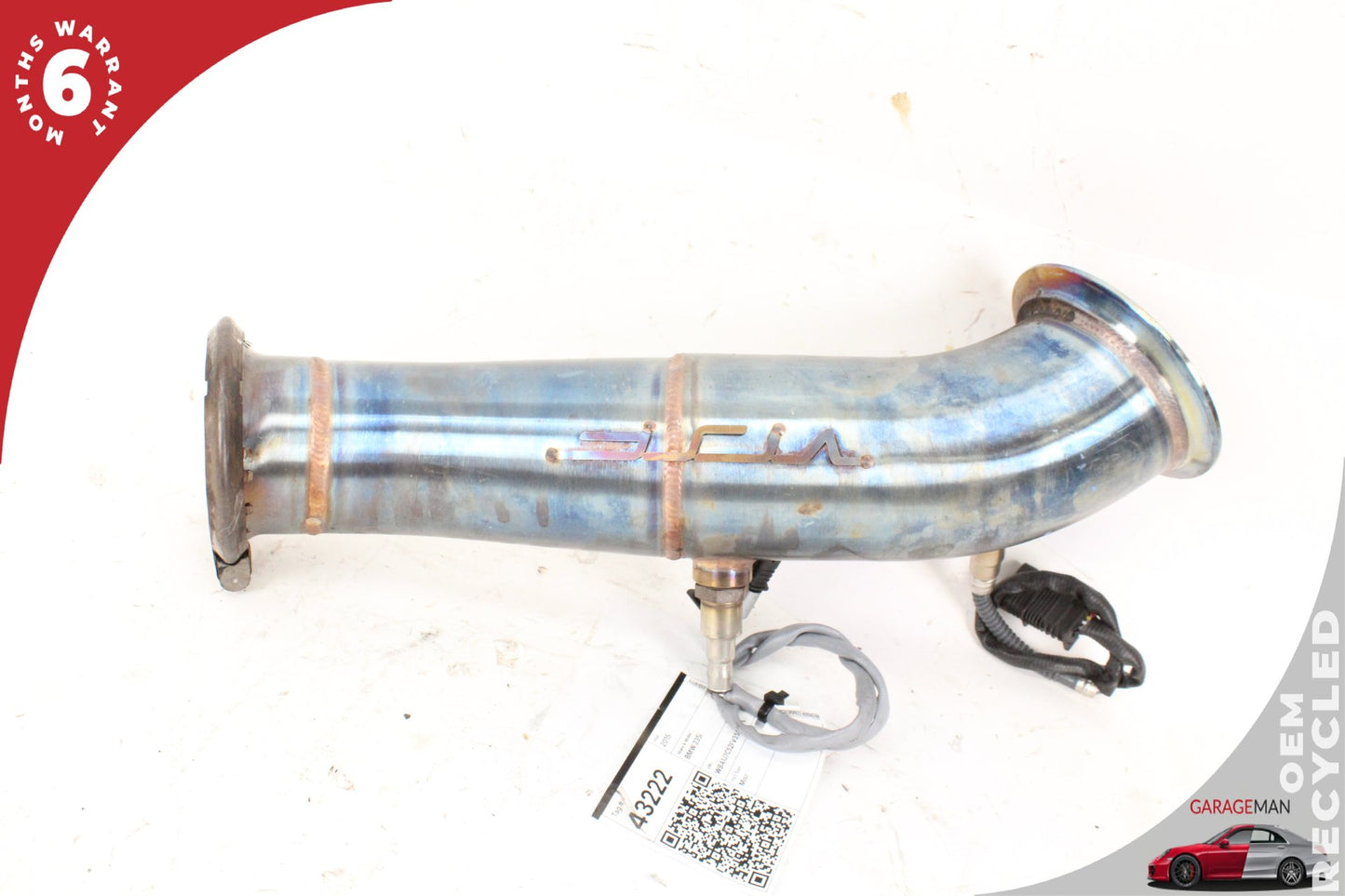 2014-2016 BMW 235i F22 N55 3.0L VRSF Exhaust Header Pipe OEM