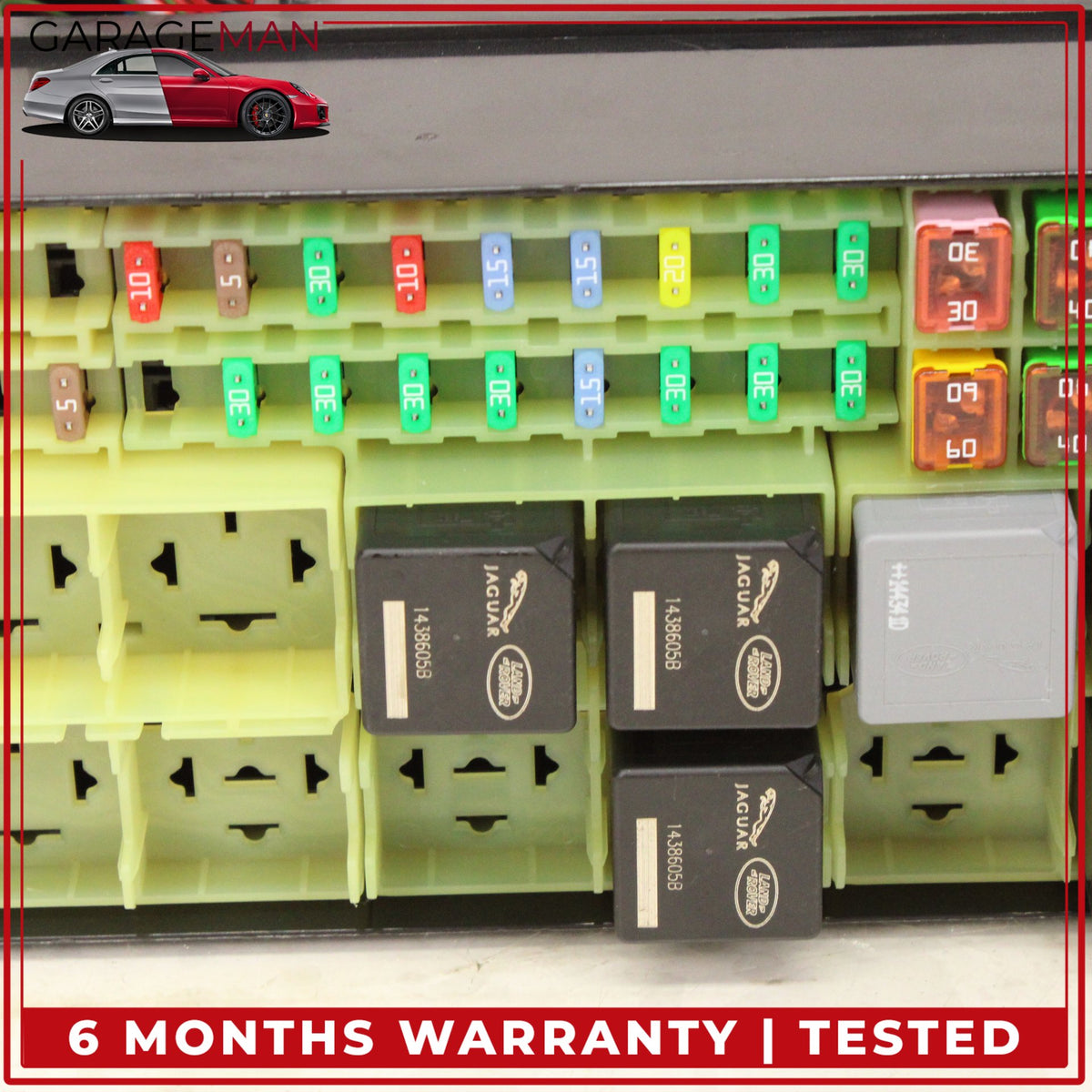 2013-2017 LR Range Rover Sport L494 Rear Right Trunk Relay Junction Fuse Box OEM