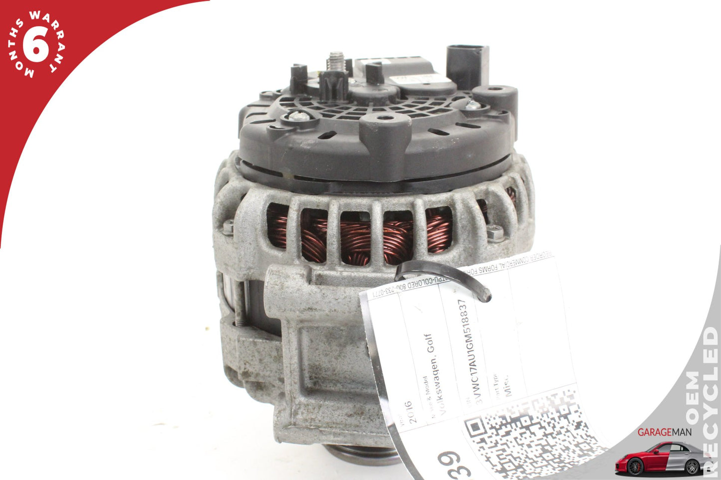 2015-2019 Volkswagen Golf Audi A3 S3 Engine Alternator Generator 06J903023G OEM