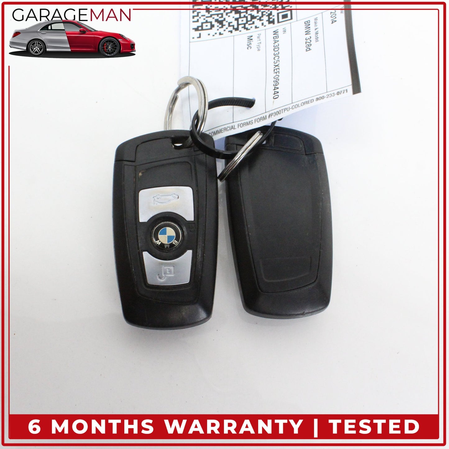 2012-2018 BMW 328d Keyless Entry Smart Remote Key Fob 9312525