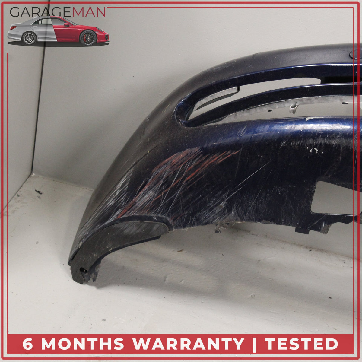 1999-2001 Porsche 911 Carrera 996 Front Bumper Cover Lapis Blue Metallic OEM
