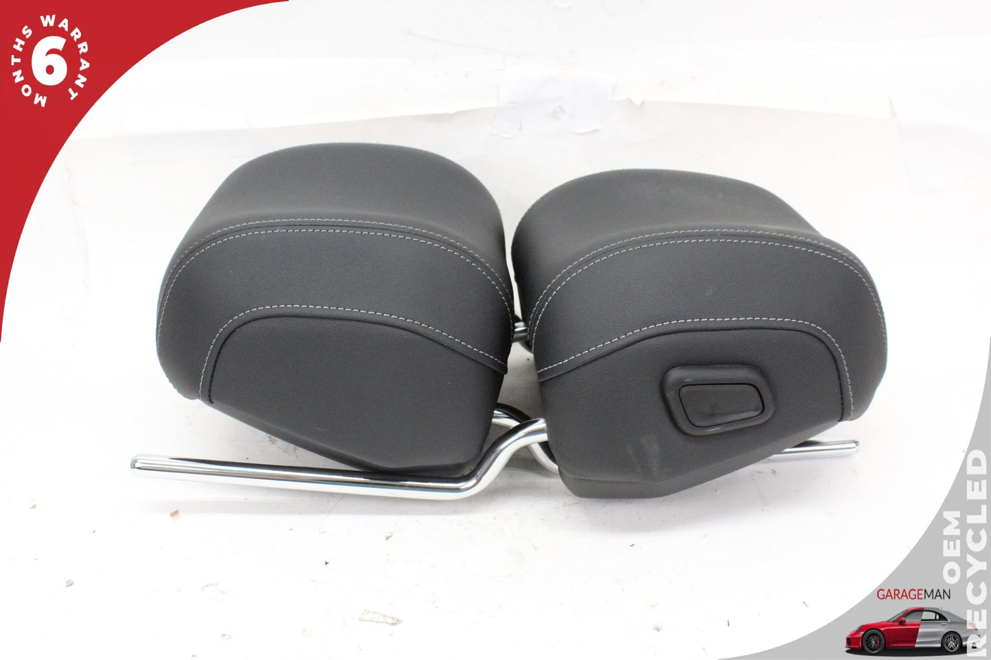 2022-2025 Audi Q4 E-Tron Front Left and Right Side Seat Headrest Set Black OEM