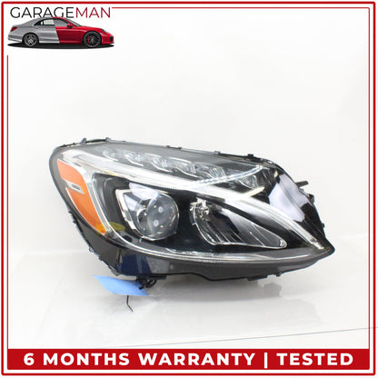 2015-2018 Mercedes W205 C300 Front Right Side LED Headlight Lamp 2059064203 OEM