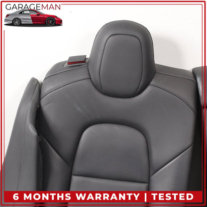 2017-2023 Tesla Model 3 Rear Upper and Lower Seat Assembly w/ Bolster Black OEM