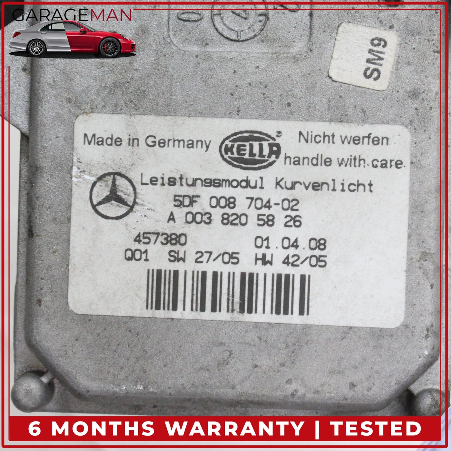 2003-2011 Mercedes W219 CLS550 Xenon HID Headlight Ballast Module 0038205826 OEM