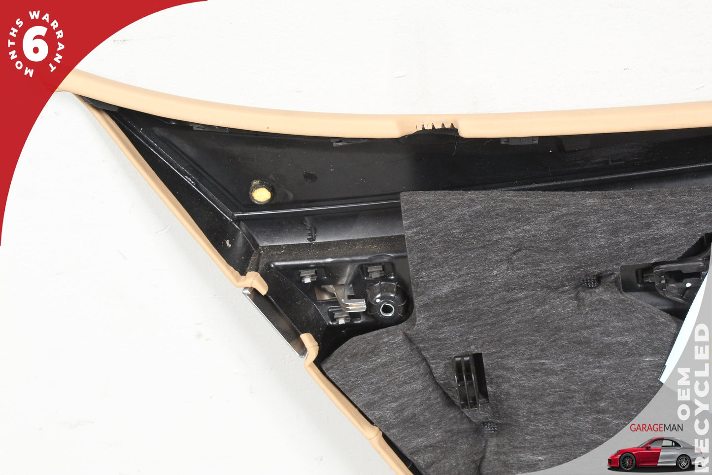 2010-2016 Porsche Panamera 970 Rear Right Side Door Trim Panel Beige OEM