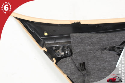 2010-2016 Porsche Panamera 970 Rear Right Side Door Trim Panel Beige OEM