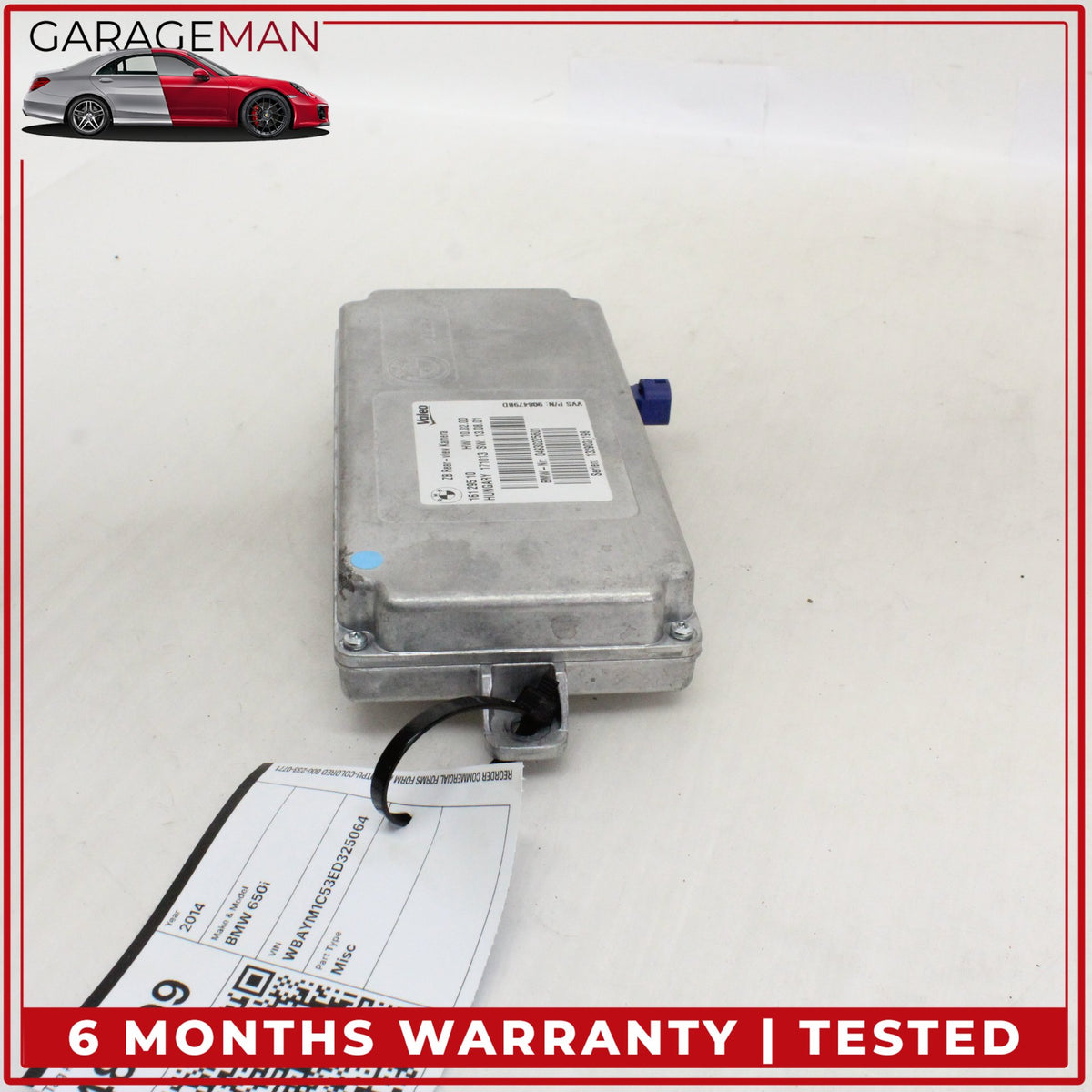 2012-2018 BMW 650i Rear View Backup Reverse Camera Control Module Unit Valeo OEM