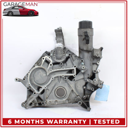 1998-2006 Mercedes W220 S430 Engine Timing Cover w/ Thermostat Housing OEM