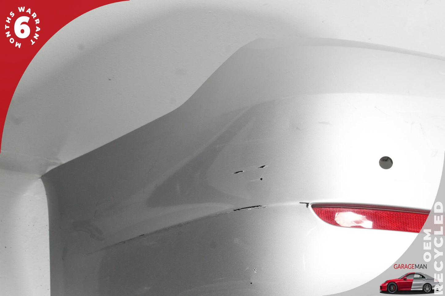 2011-2013 BMW 550i F10 Sedan Rear Bumper Cover 7238520 Titansilber Metallic